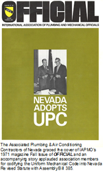 Nevada History Adopts UPC